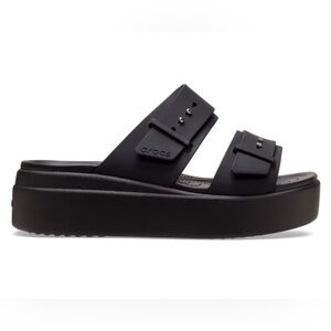 Crocs Brooklyn Buckle (Black, Size Women’s 8)
